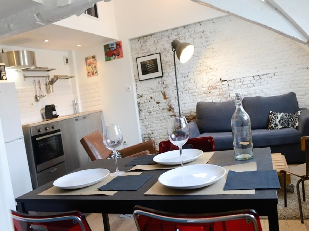 Souvenirs Vieux Lille Apartment 2 Chambres 24H24H Access Rum bild